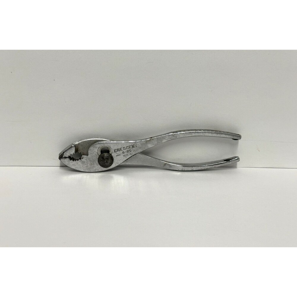 Crescent G-25 Chrome Slip Joint Pliers 5-1/2” Vintage Made In USA